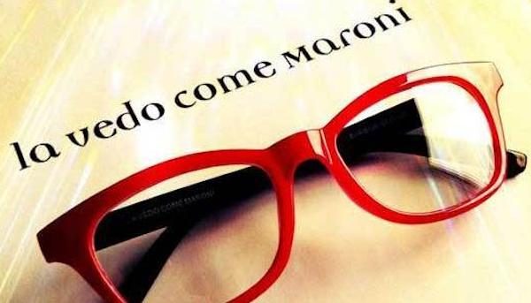 occhiali roberto maroni