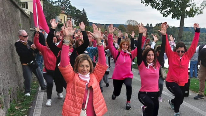 sesto camminata rosa successo