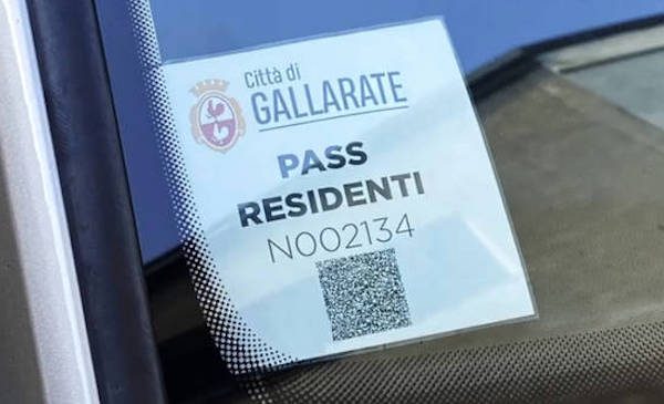 gallarate parcheggio bollino residenti