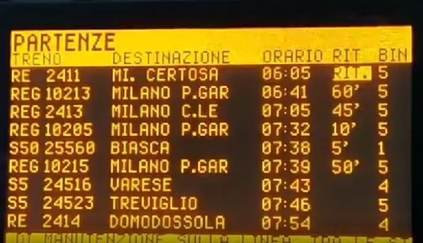 milano pendolari treni regione