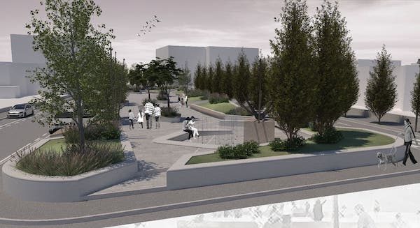 Cassano piazza 25 aprile progetto