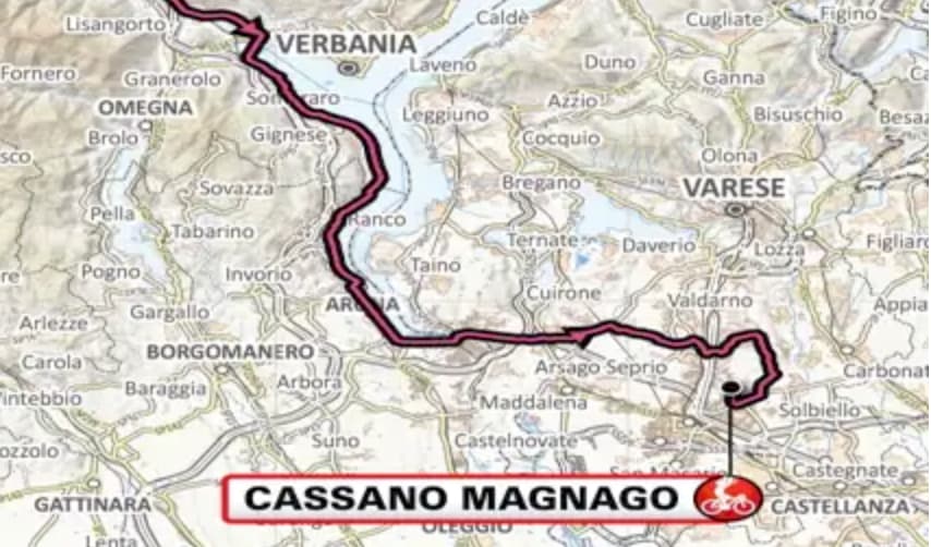 Cassano giro italia strade