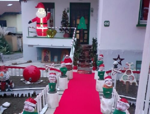 canegrate natale addobbi riciclo