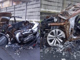 Cardano auto bruciata