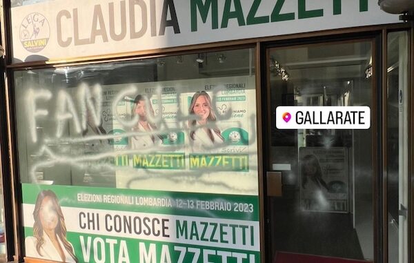 Gallarate mazzetti point vandali