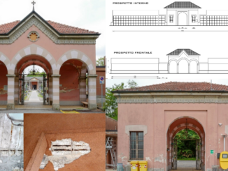 besnate lavori cimitero ingresso