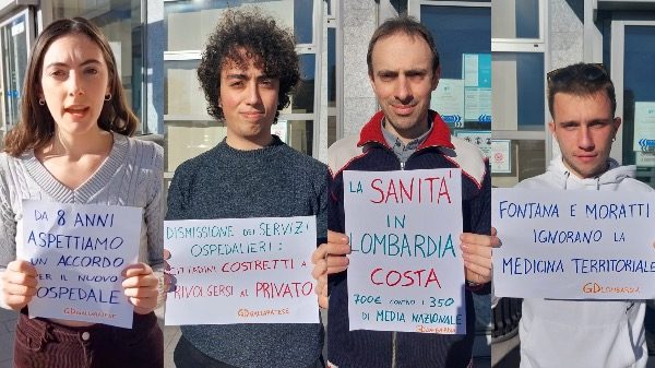 Gallarate ospedale protesta gd