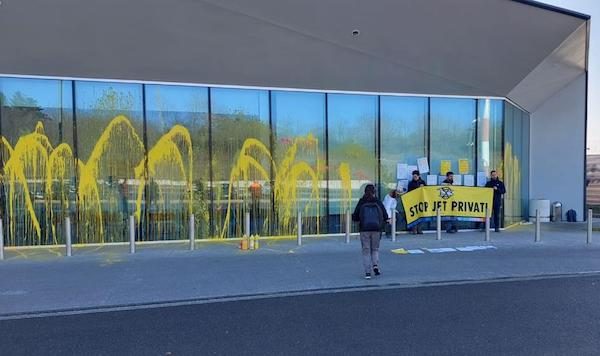 Malpensa protesta voli privati