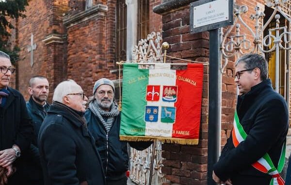 Gallarate largo martiri foibe