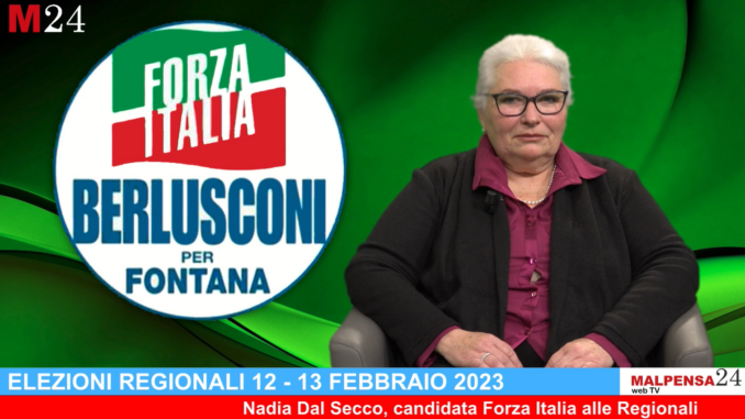 elezioni regionali nadia dal secco forza italia