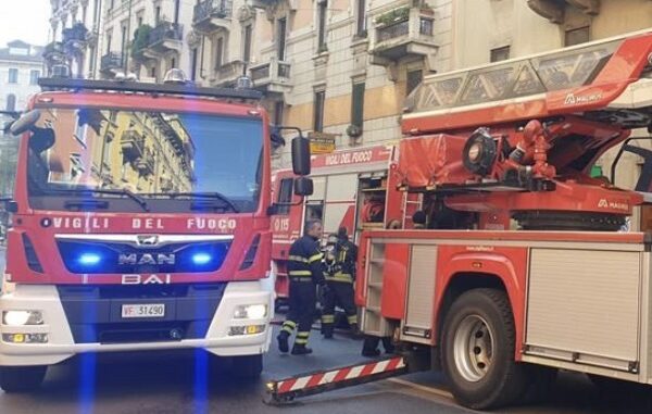 legnano scuola allagamento vigilidelfuoco