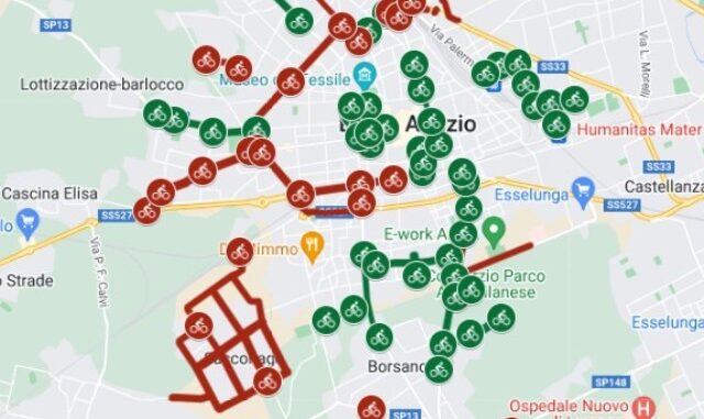 BUSTO PUMS pste ciclabili