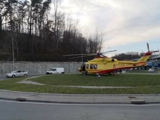 Vergiate incidente moto elicottero
