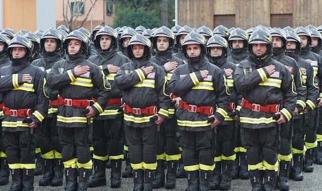 giuramento vigili del fuoco