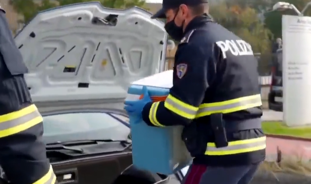 vergiate polizia areu trasporto organi