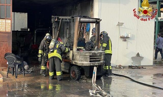 venegono incendio officina