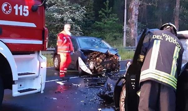 Somma sempione incidente frontale