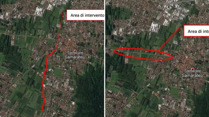 samarate piste ciclabili