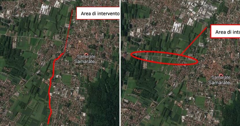 samarate piste ciclabili