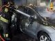 Varese auto fiamme via tamagno