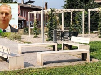 Casorate panchine spostate sindaco