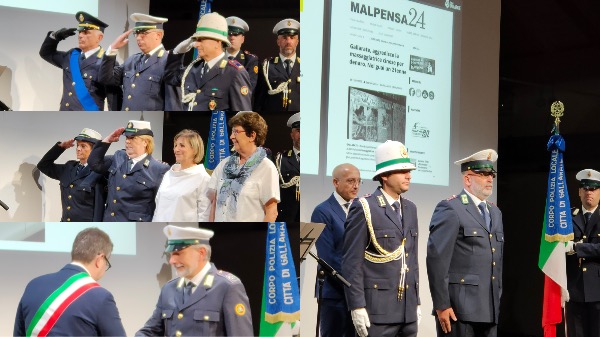 Gallarate encomi polizia locale