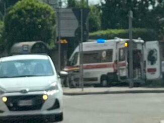 Gallarate incidenti pedone ribaltamento