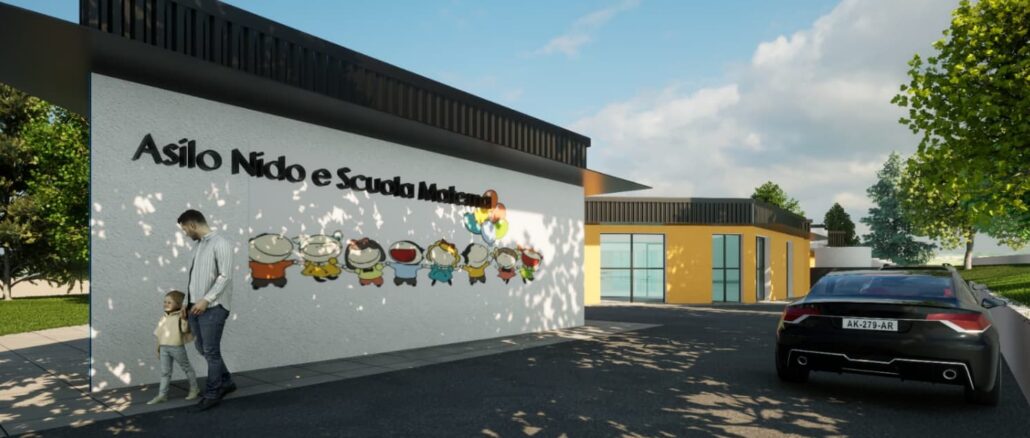 vergiate rendering asilo nido