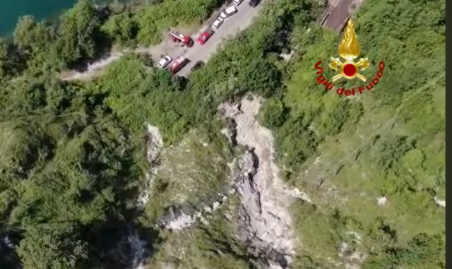 laveno frana treno