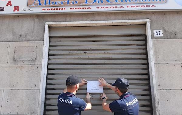 legnano sicurezza bar chiusura