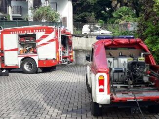 Taino incendio mansarda abitazione