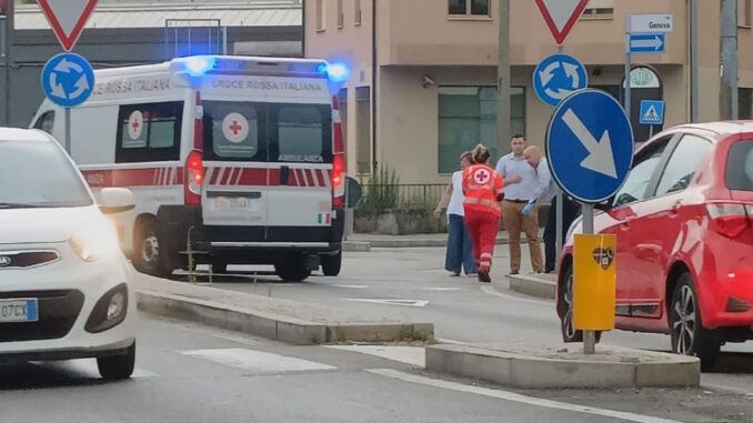 busto incidente monopattino ferito
