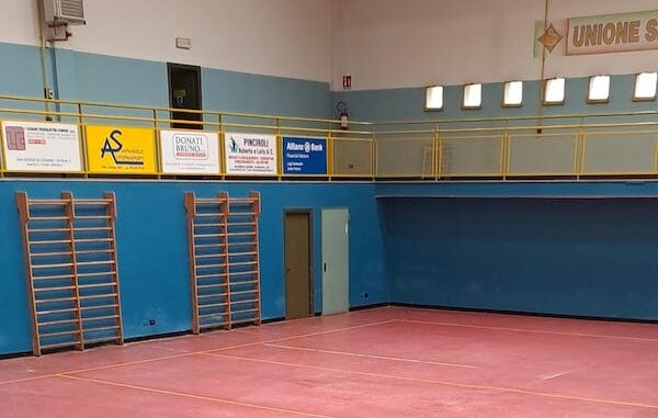 sangiorgiosulegnano maltempo danni palestra