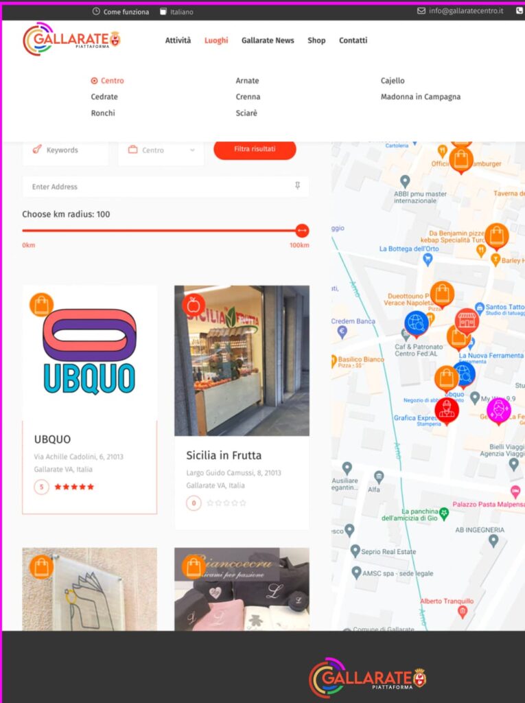 Gallarate pagine gialle web