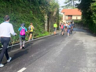 ciclopedonale strada laveno cerro