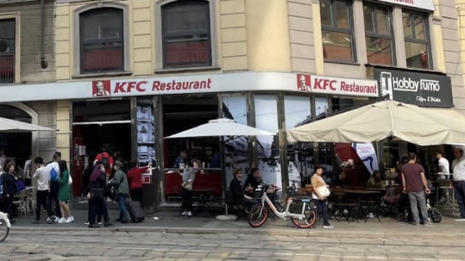 ladri fast food kfc