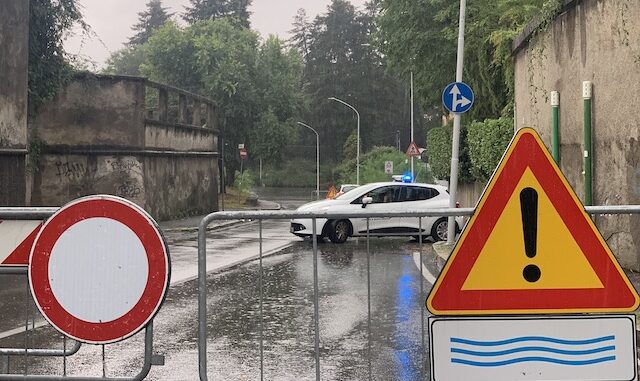 maltempo sottopassi allagati