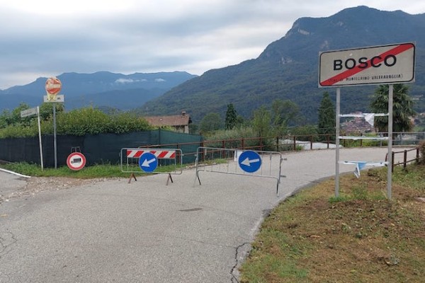 montegrino chiusa strada provinciale