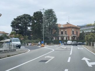Gallarate via Mazzini viabilità