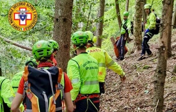 escursionista bisuschio soccorso alpino