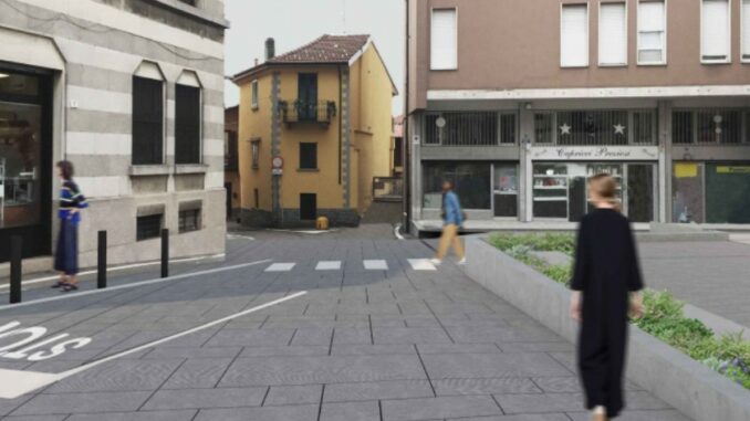 casorate aperta piazza mazzini brutalista