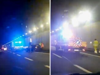 Gallarate malpensa incidente tunnel