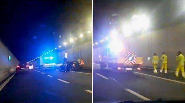 Gallarate malpensa incidente tunnel