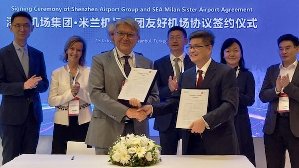 Malpensa gemellaggio aeroporto shenzen