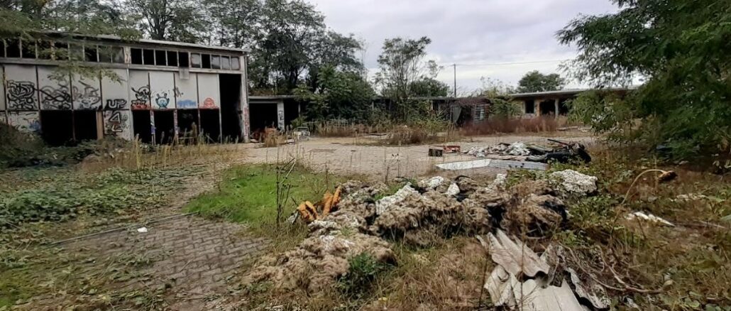 samarate area abbandonata degrado