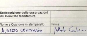 legnano petizione manifattura sindaco centinaio