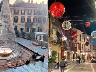 Gallarate natale albero pattinaggio
