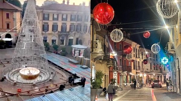Gallarate natale albero pattinaggio