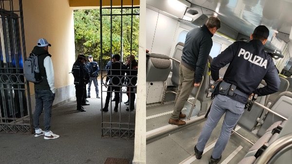 Somma lombardo botte treno