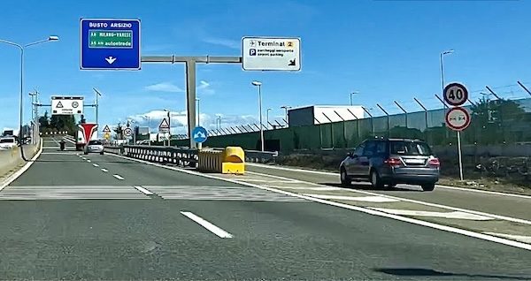 Malpensa superstrada 336 chiusa
